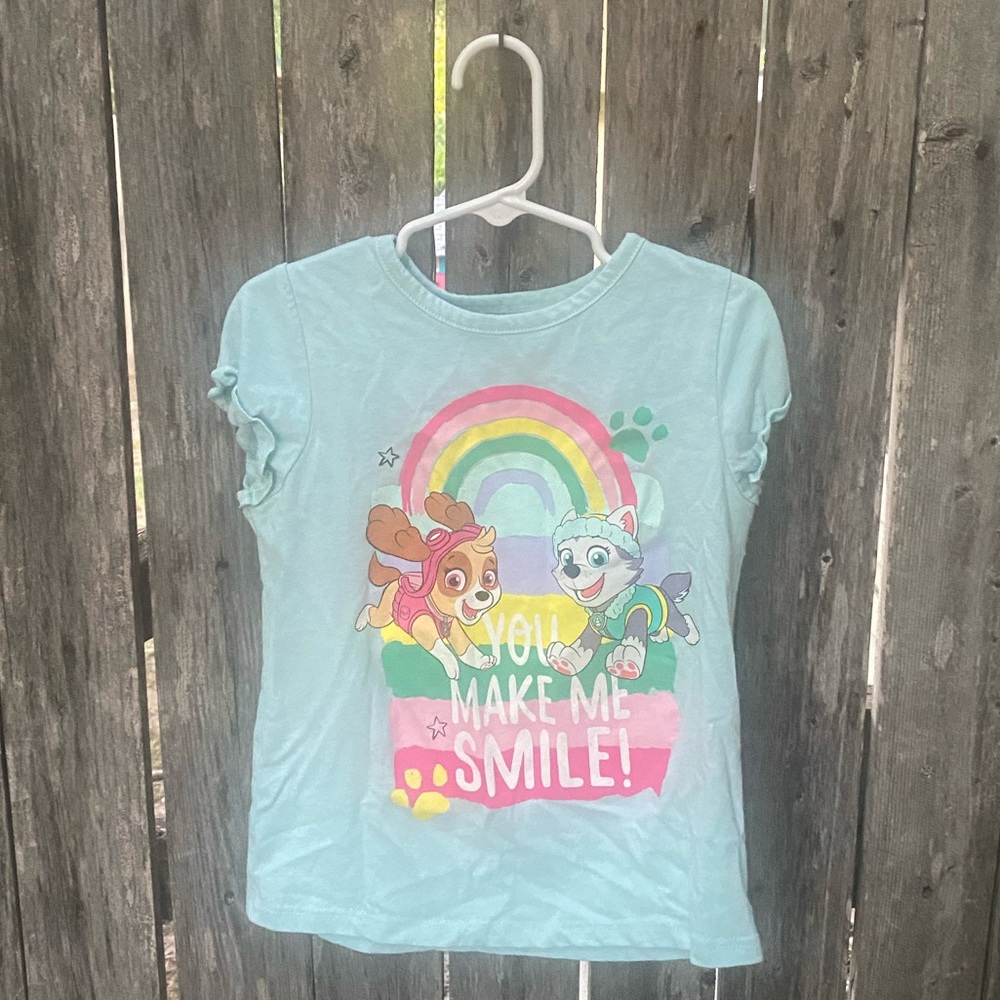 Paw patrol girls tshirt size 5
